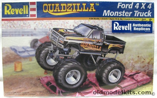 Revell 1/24 Ford Monster Truck 4x4 'Quadzilla', 85-7702 plastic model kit